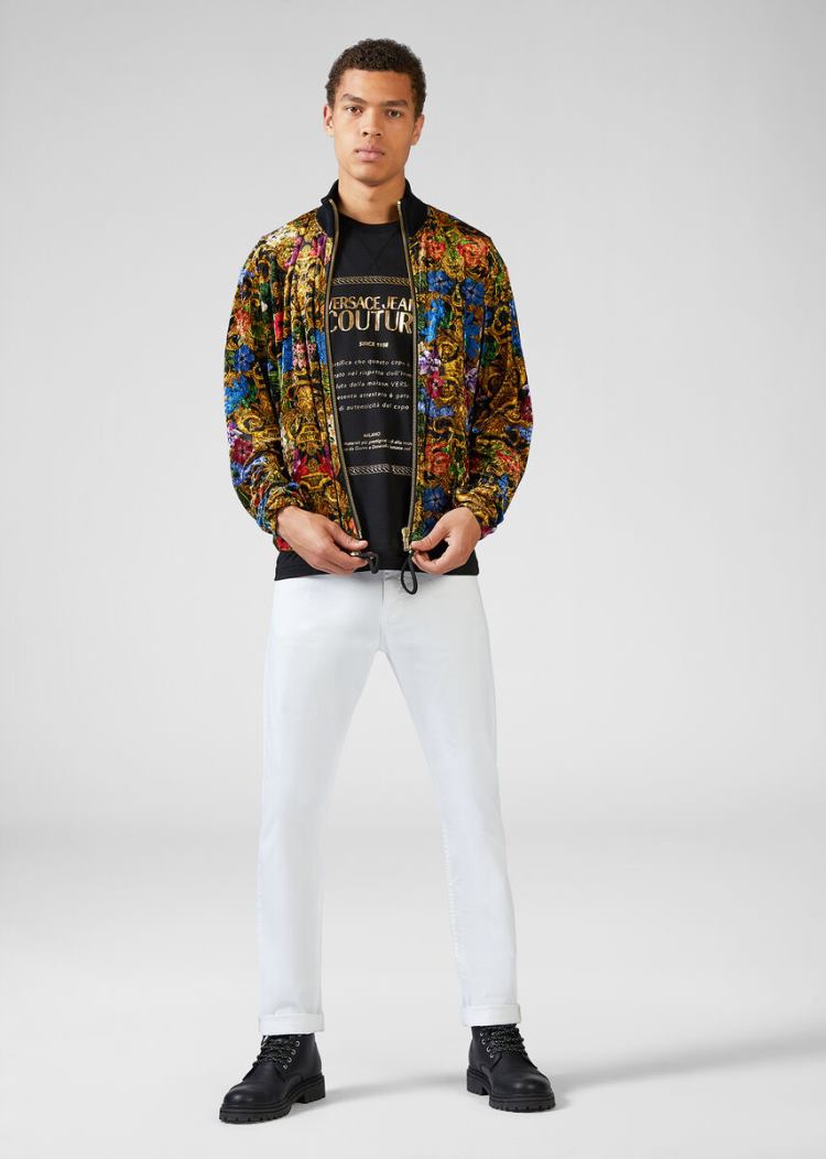 Versace hot sale velvet sweatshirt